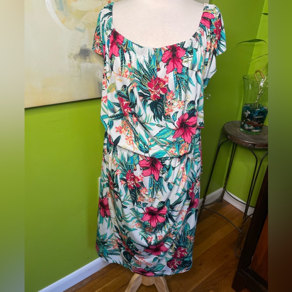 Flattering floral dress